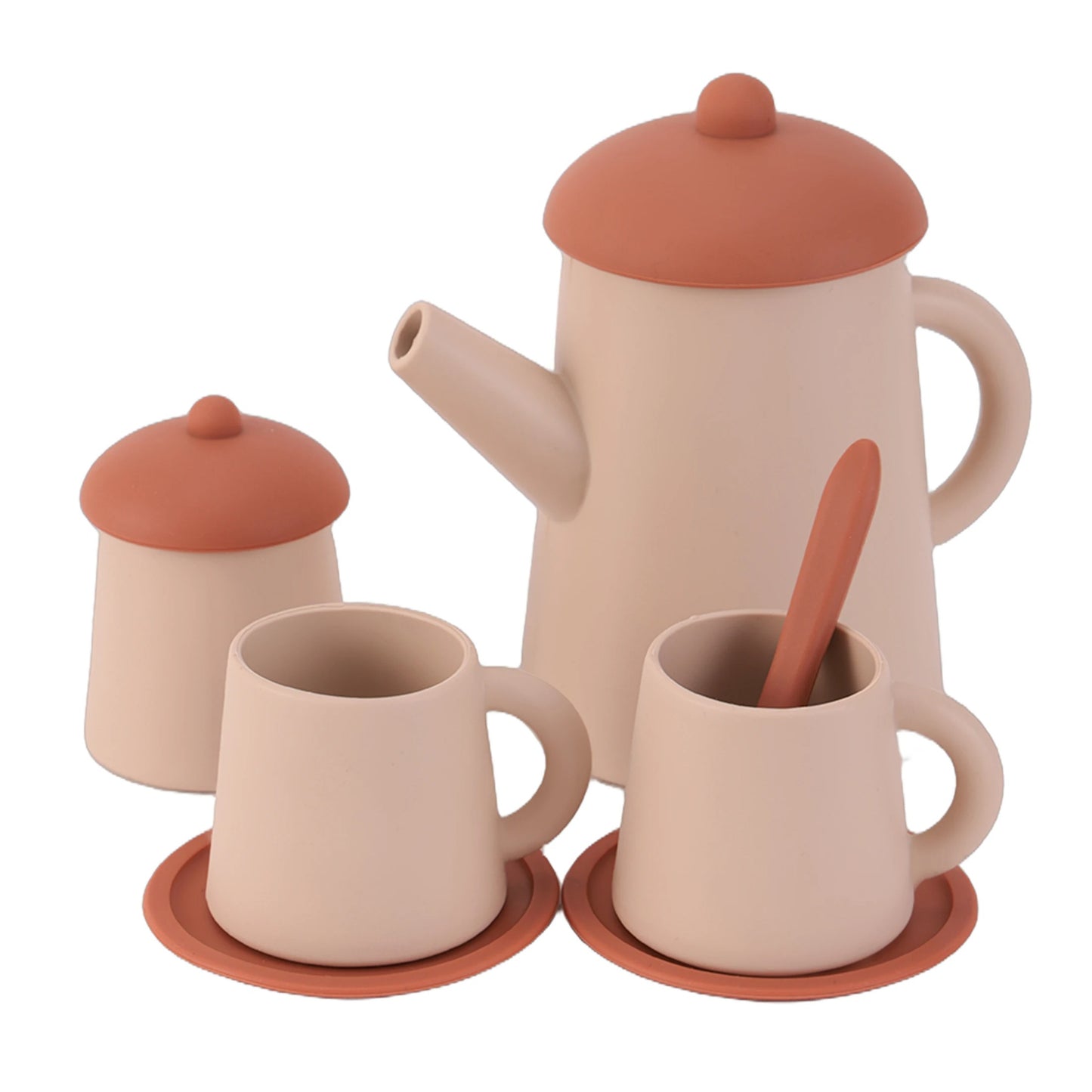 7PCS/Set Baby Silicone Feeding Cup Tableware Set BPA Free Learning Drink Cup For Kids Toddler Educational Toys Baby Shower Gifts