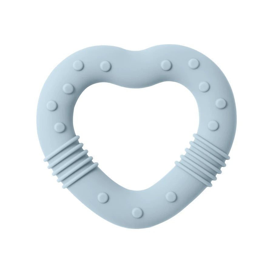 1PCS Silicone Baby Teether Toy BPA Free Love Heart Shape Molar For Newborn Teether Chewing Toys Teething Ring Baby Accessories