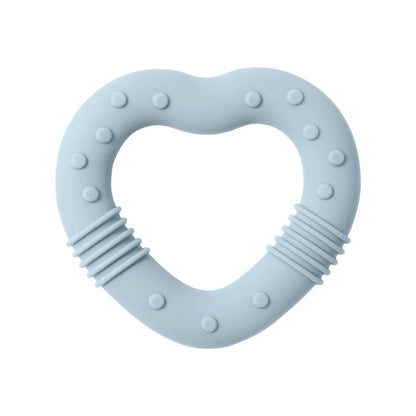 1PCS Silicone Baby Teether Toy BPA Free Love Heart Shape Molar For Newborn Teether Chewing Toys Teething Ring Baby Accessories