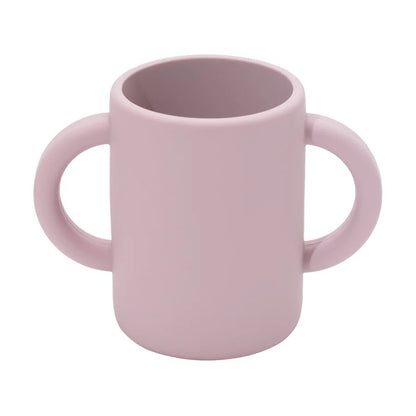 Baby Silicone Feeding Toddler Cups Tableware Child Bottle Learning Drinking Cup With Handle BPA Free Baby Items