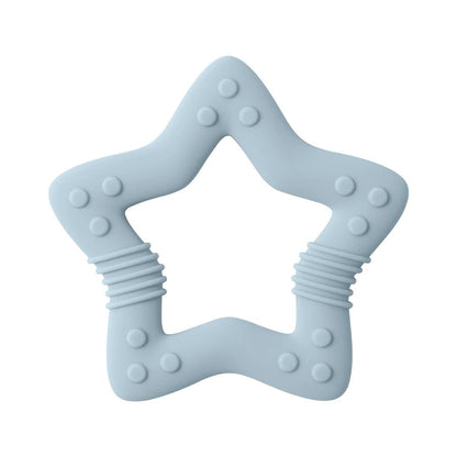 1PCS Silicone Baby Teether Toy BPA Free Cartoon Star Molar For Newborn Teether Chewing Toys Teething Ring Baby Accessories