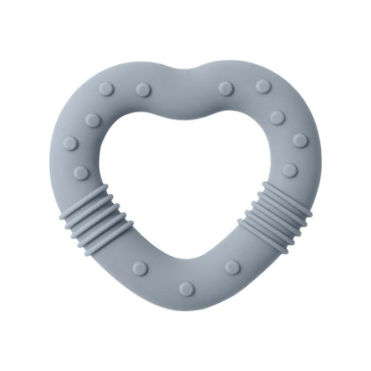 1PCS Silicone Baby Teether Toy BPA Free Love Heart Shape Molar For Newborn Teether Chewing Toys Teething Ring Baby Accessories