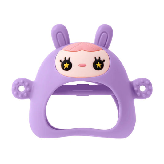 1PC Silicone Teether Toy BPA Free Baby 0-12 Toys Teething Gloves Sensory Toys For Kids Silicone Animal Soothing Molar Toys