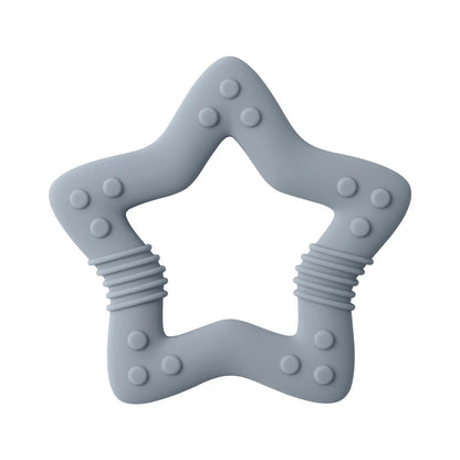 1PCS Silicone Baby Teether Toy BPA Free Cartoon Star Molar For Newborn Teether Chewing Toys Teething Ring Baby Accessories