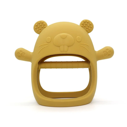 1pc Teether Toys For Baby Bracelet BPA Free Cute Cartoon Animal Silicone Ring Teething Glove For Baby Accessories Newborn Toys