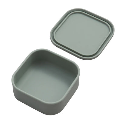 Baby Silicone Feeding Bwol Dishes Plate Children's Tableware Microwave Heating Fresh-Keeping Leakproof Lunch Box Baby Stuff