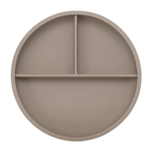 Cute Pure Color Weaning Children's Tableware Feeding Suction Plate Training Bowl Dining Appliance Food Grade Baby Accessories