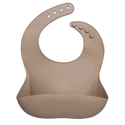Best Gifts For Newborns Solid Silicone Baby Feeding Bibs Burp Cloths Bandana Fashionable Aprons Breastplate Baby Stuff