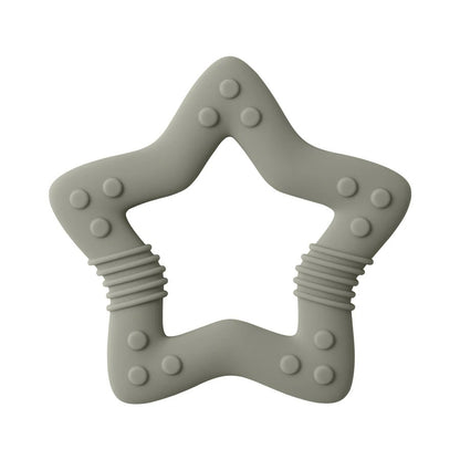 1PCS Silicone Baby Teether Toy BPA Free Cartoon Star Molar For Newborn Teether Chewing Toys Teething Ring Baby Accessories