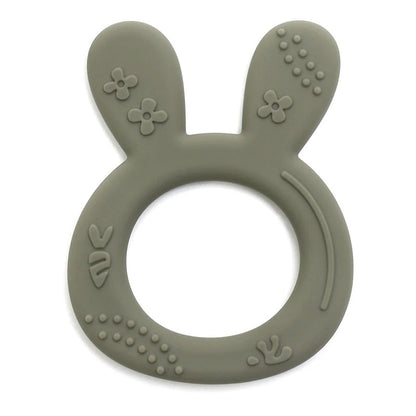 1PCS BPA Free Baby Silicone Teether Toy Cute Chewing Teething Toys Kids Teething Ring Sensory Toys For Toddlers Teether Toy