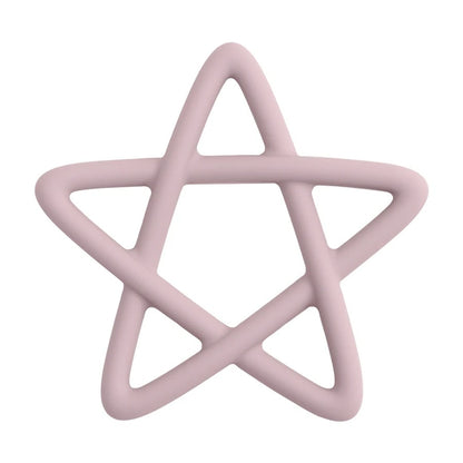 Baby Silicone Teethers Toy Food Grade Newborn Pacifier Molar Chewing Teething Toy Cartoon Star Baby Grip Training Toy