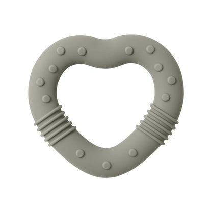 1PCS Silicone Baby Teether Toy BPA Free Love Heart Shape Molar For Newborn Teether Chewing Toys Teething Ring Baby Accessories