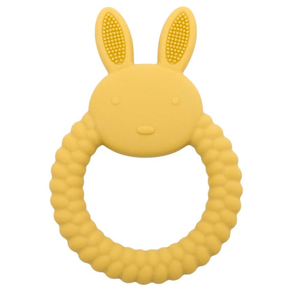 1Pcs Baby Teether Silicone Toy BPA Free Cartoon Rabbit Nursing Teething Gifts Baby Health Molar Chewing Newborn Accessories Toy