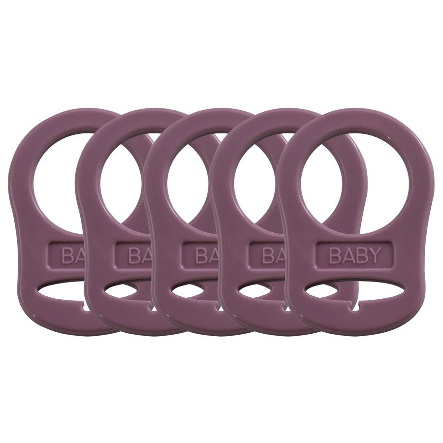 5PCS Soft Silicone Baby Dummy Pacifier Holder Clip Adapter Button Baby Mam Ring Newborn Nipple Teether Toys Baby Accessories