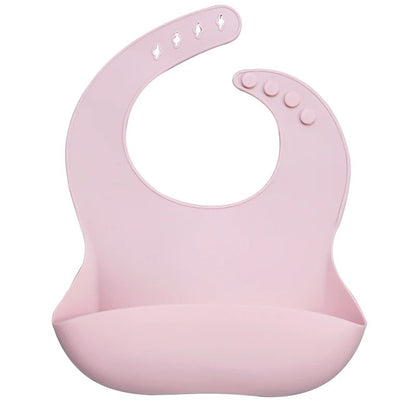Best Gifts For Newborns Solid Silicone Baby Feeding Bibs Burp Cloths Bandana Fashionable Aprons Breastplate Baby Stuff