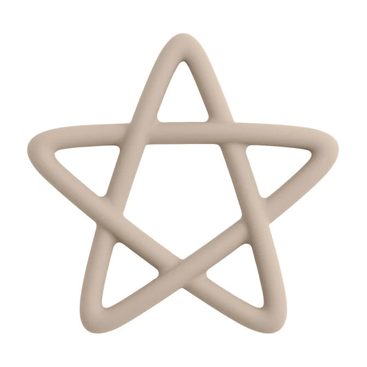 Baby Silicone Teethers Toy Food Grade Newborn Pacifier Molar Chewing Teething Toy Cartoon Star Baby Grip Training Toy