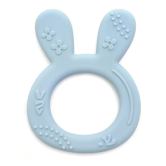 1PCS BPA Free Baby Silicone Teether Toy Cute Chewing Teething Toys Kids Teething Ring Sensory Toys For Toddlers Teether Toy