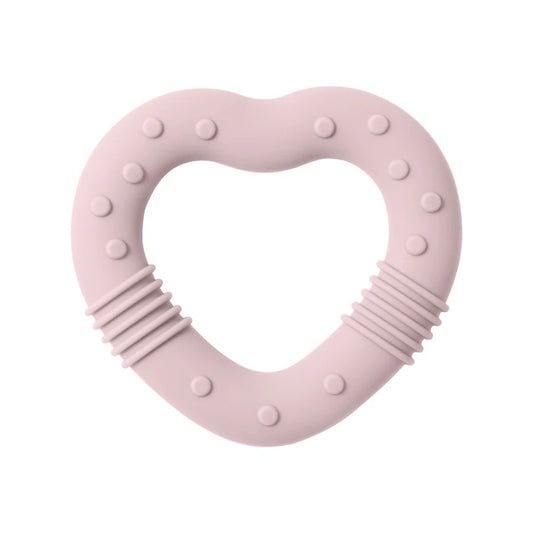1PCS Silicone Baby Teether Toy BPA Free Love Heart Shape Molar For Newborn Teether Chewing Toys Teething Ring Baby Accessories