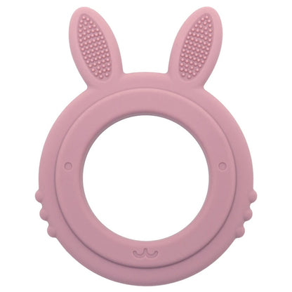 Baby Teether Silicone Toy BPA Free Cartoon Rabbit Nursing Teething Gifts Baby Health Molar Chewing Newborn Accessories Toy