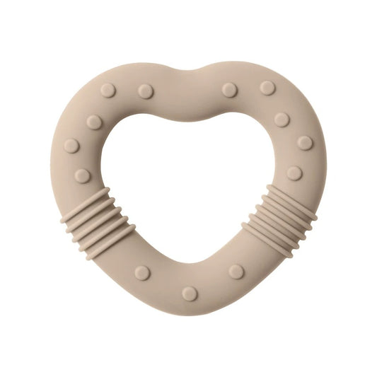 1PCS Silicone Baby Teether Toy BPA Free Love Heart Shape Molar For Newborn Teether Chewing Toys Teething Ring Baby Accessories