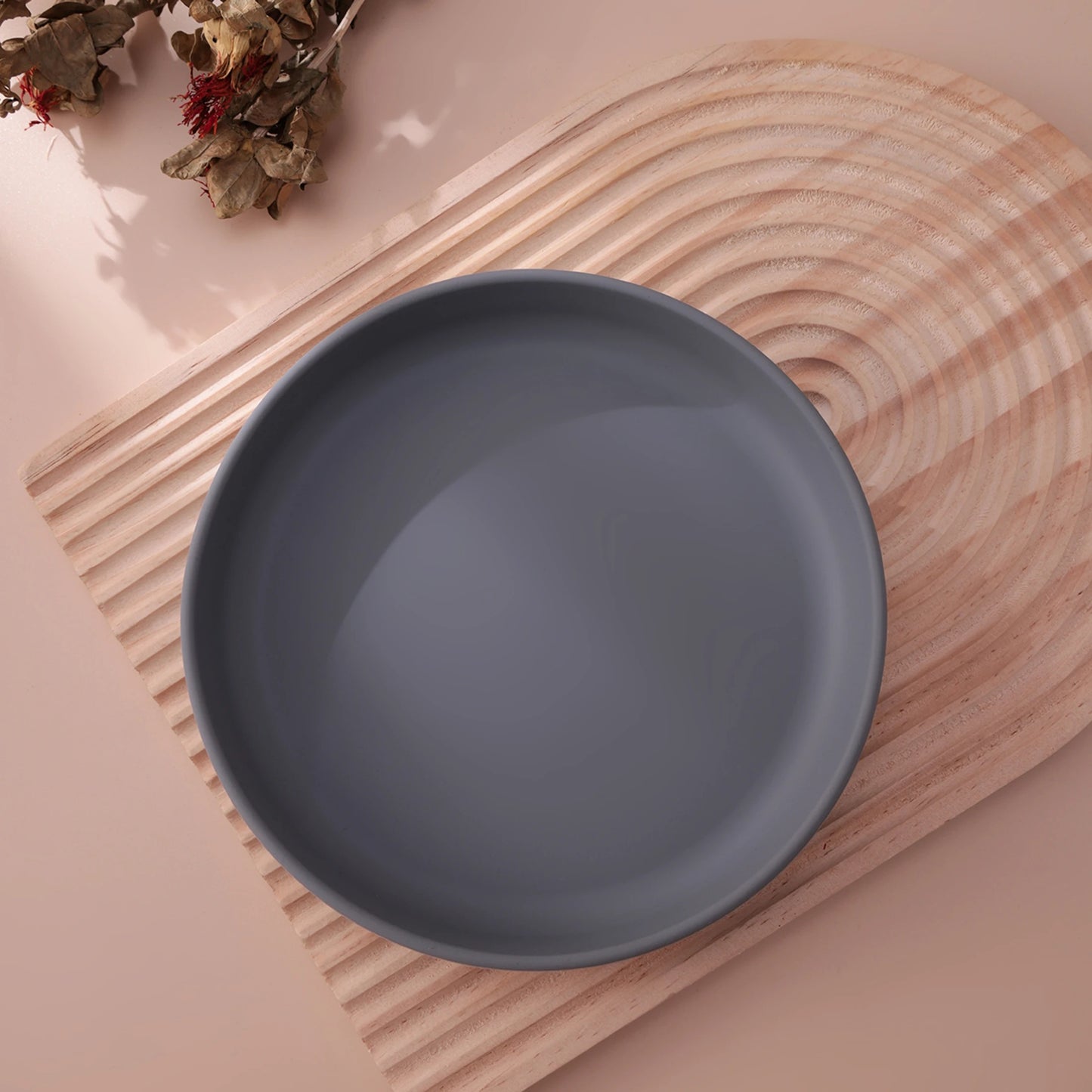 1PCS Food Grade Silicone Infant Plate Suction Feeding Bowl Baby Dishes Waterproof Newborns Essentials BPA Free Accessories