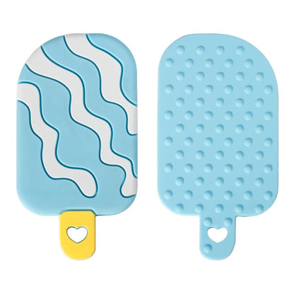 New BPA Free Cartoon Ice Cream Shape Baby Teether Tos Food Grade Anti-eating Hand Molar Stick Baby Healthy Chewing Accessories