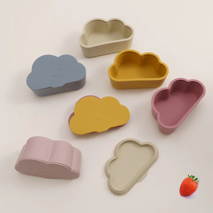 New Baby Cartoon Shape Snack Cup Toddle Portable Food Storage Box Portable Snacks Container BPA Free Soft Lid Baby Stuff