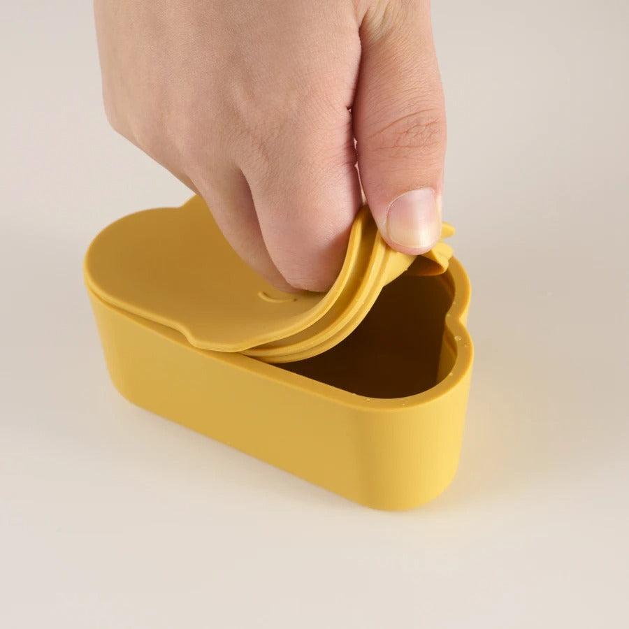 New Baby Cartoon Shape Snack Cup Toddle Portable Food Storage Box Portable Snacks Container BPA Free Soft Lid Baby Stuff