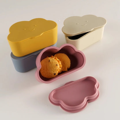 New Baby Cartoon Shape Snack Cup Toddle Portable Food Storage Box Portable Snacks Container BPA Free Soft Lid Baby Stuff