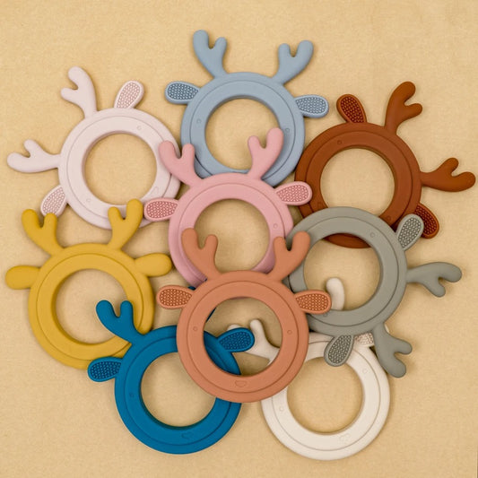 New Soft Silicone Kids Baby Teether Toys Products Creative Cartoon Animal Teething Infant Chewing Toy Accessories Nursing Gift
