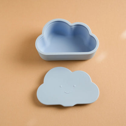 1PCS BPA Free Kids Silicone Food Storage Box Cartoon Baby Snack Box Portable Snacks Container With Lid Children's Tableware