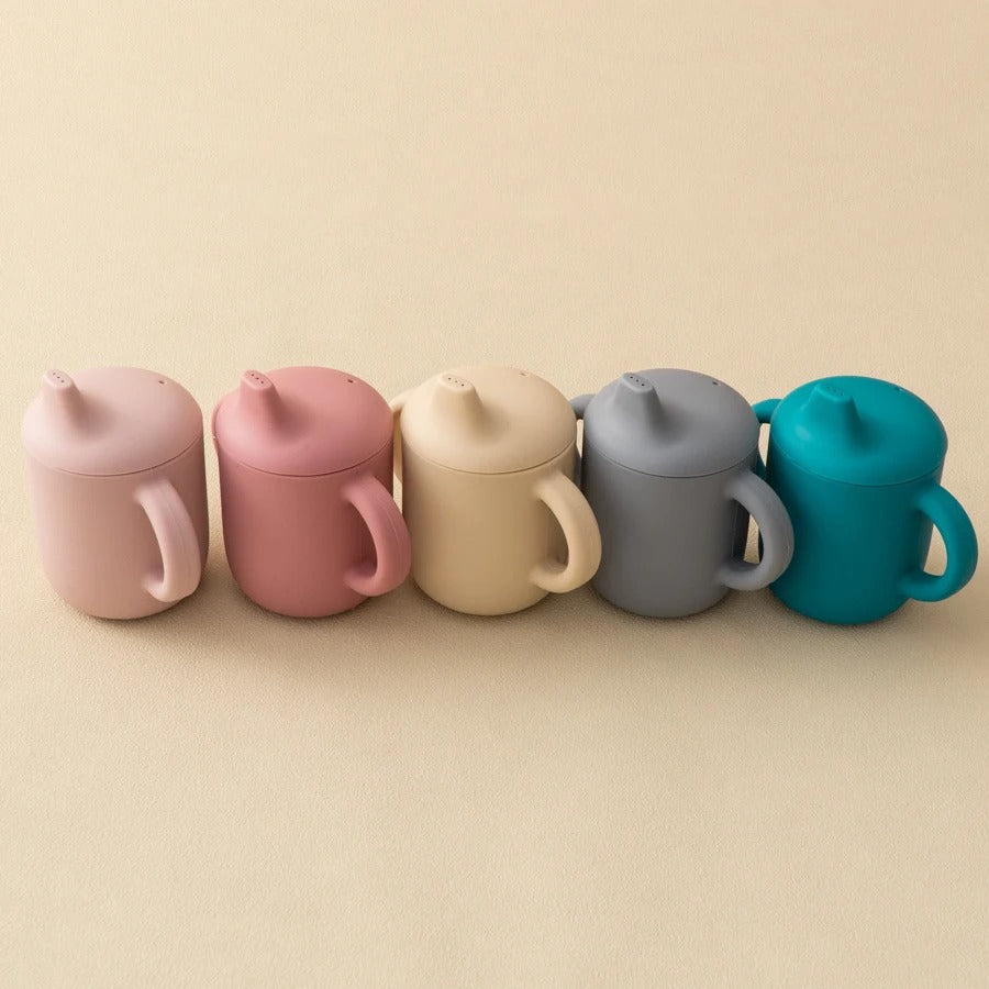 1PCS Two Lids Baby Silicone Straw Cup BPA Free Portable Storage Snack Container Feeding Cup Kids Learning Drink Cup Baby Stuff