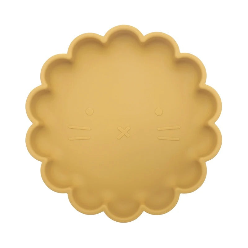 Hot Sale BPA Free Children's Tableware Oval Lace Cute Food Plates Waterproof Bowl Plates Solid Color Spoon Fork Set Baby Stuff