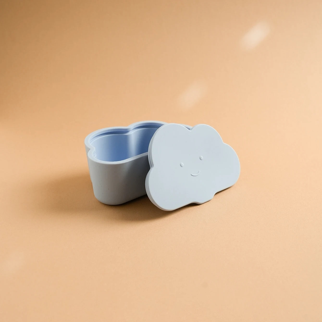 1PCS BPA Free Kids Silicone Food Storage Box Cartoon Baby Snack Box Portable Snacks Container With Lid Children's Tableware