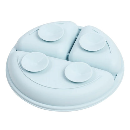 10pcs/Set Baby Children's Tableware Feeidng BPA Free Solid Color Food Plates Sucker Dishes Spoon Fork Sippy Cup Baby Stuff