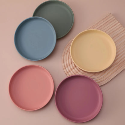 1PCS Food Grade Silicone Infant Plate Suction Feeding Bowl Baby Dishes Waterproof Newborns Essentials BPA Free Accessories