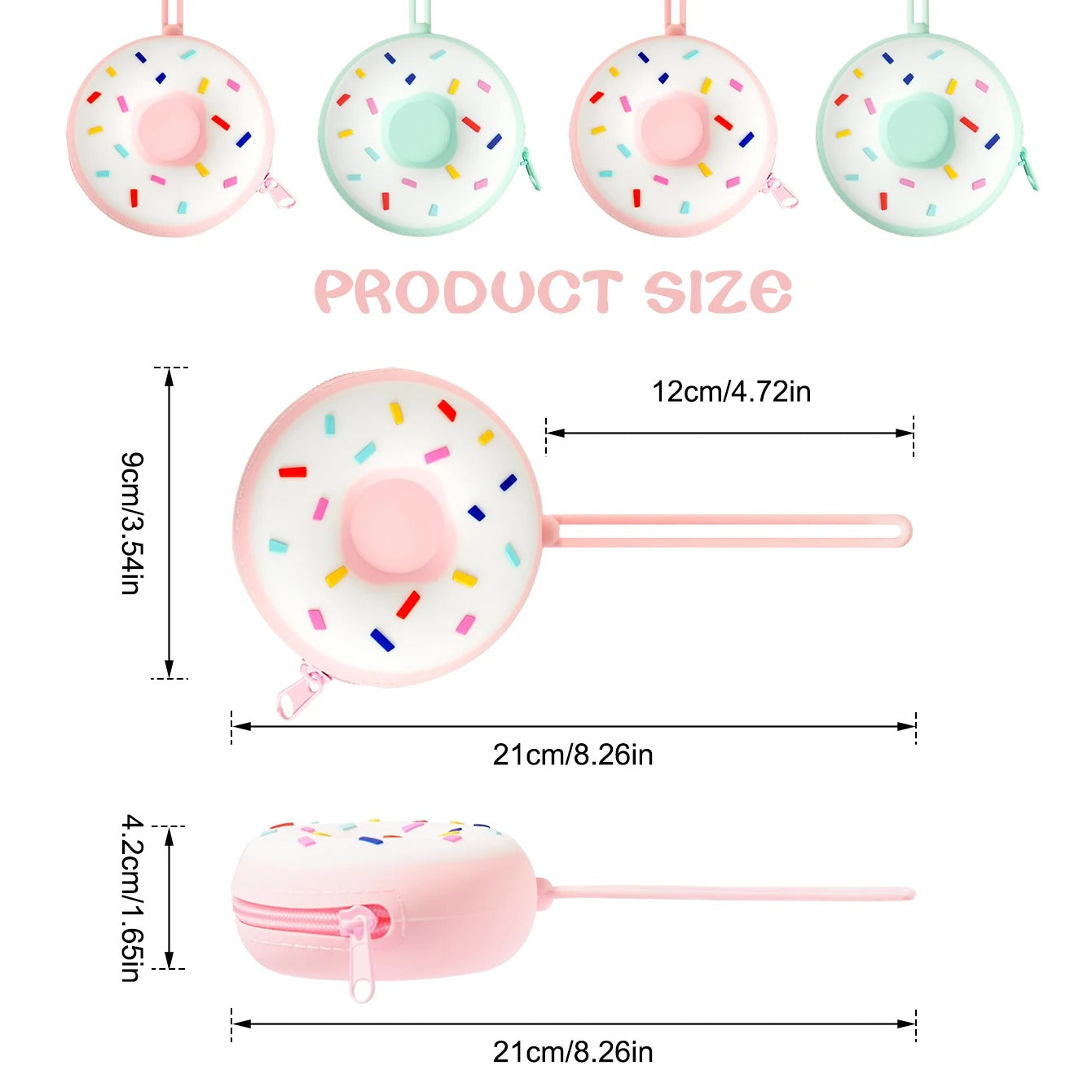 1PCS Baby Silicone Pacifier Storage Case New Donut Shape Pacifier Holder Portable Pacifier Cover Pouch Box Nipple Accessories