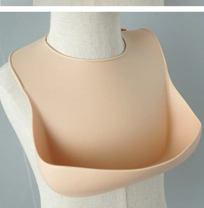 Best Gifts For Newborns Solid Silicone Baby Feeding Bibs Burp Cloths Bandana Fashionable Aprons Breastplate Baby Stuff