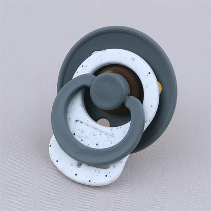 5PCS Soft Silicone Baby Dummy Pacifier Holder Clip Adapter Button Baby Mam Ring Newborn Nipple Teether Toys Baby Accessories