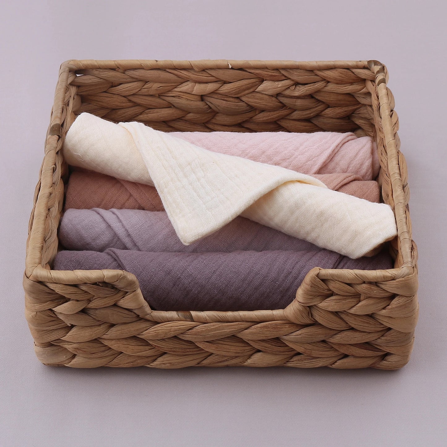 5PCS Multicolor Baby Handkerchief Soft Saliva Towel Absorbent Baby Burp Cloth Kids Wipe Cloth Newborn Feeding Face Bibs Products
