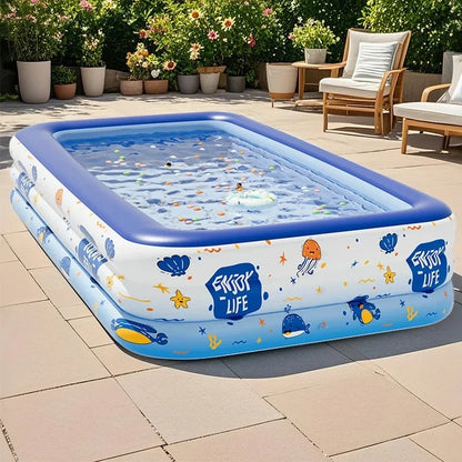 Swimming Pool Inflatable 1.5/1.8/2.1/2.6/3 Meters Indoor Outdoor Household Portable Inflatable Swimming Pool Children Water Toys
