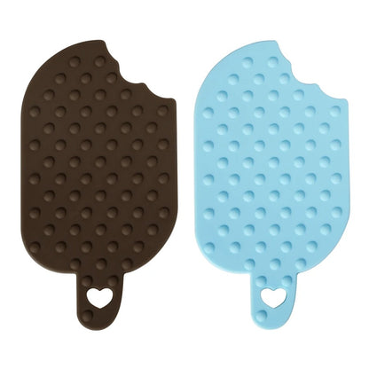 New BPA Free Cartoon Ice Cream Shape Baby Teether Tos Food Grade Anti-eating Hand Molar Stick Baby Healthy Chewing Accessories