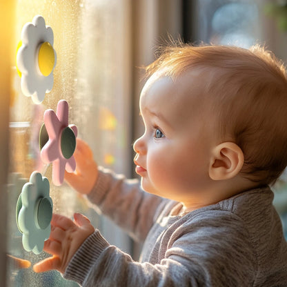 1PCS Silicone Baby Teether Sucker Chewing Toy BPA Free Infant Sensory Teething Toy 0-12 Months Gift Toddler Fidget Toys