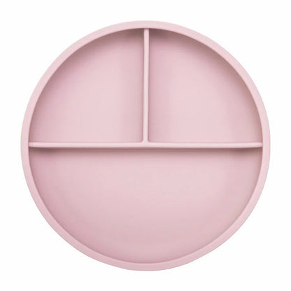 Cute Pure Color Weaning Children's Tableware Feeding Suction Plate Training Bowl Dining Appliance Food Grade Baby Accessories