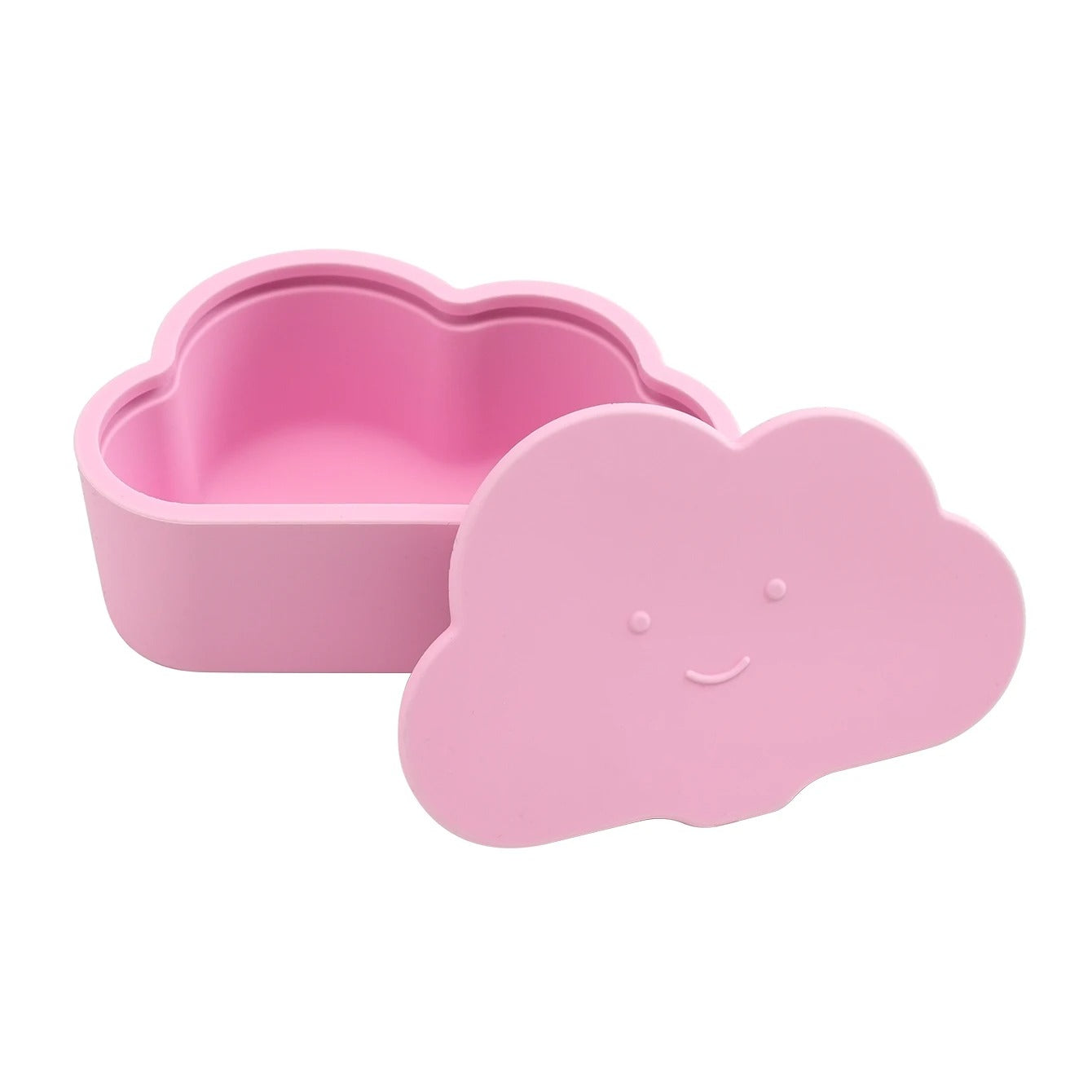 1PCS BPA Free Kids Silicone Food Storage Box Cartoon Baby Snack Box Portable Snacks Container With Lid Children's Tableware