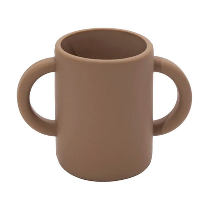 Baby Silicone Feeding Toddler Cups Tableware Child Bottle Learning Drinking Cup With Handle BPA Free Baby Items