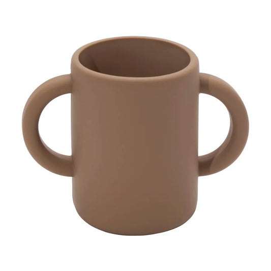 Baby Silicone Feeding Toddler Cups Tableware Child Bottle Learning Drinking Cup With Handle BPA Free Baby Items