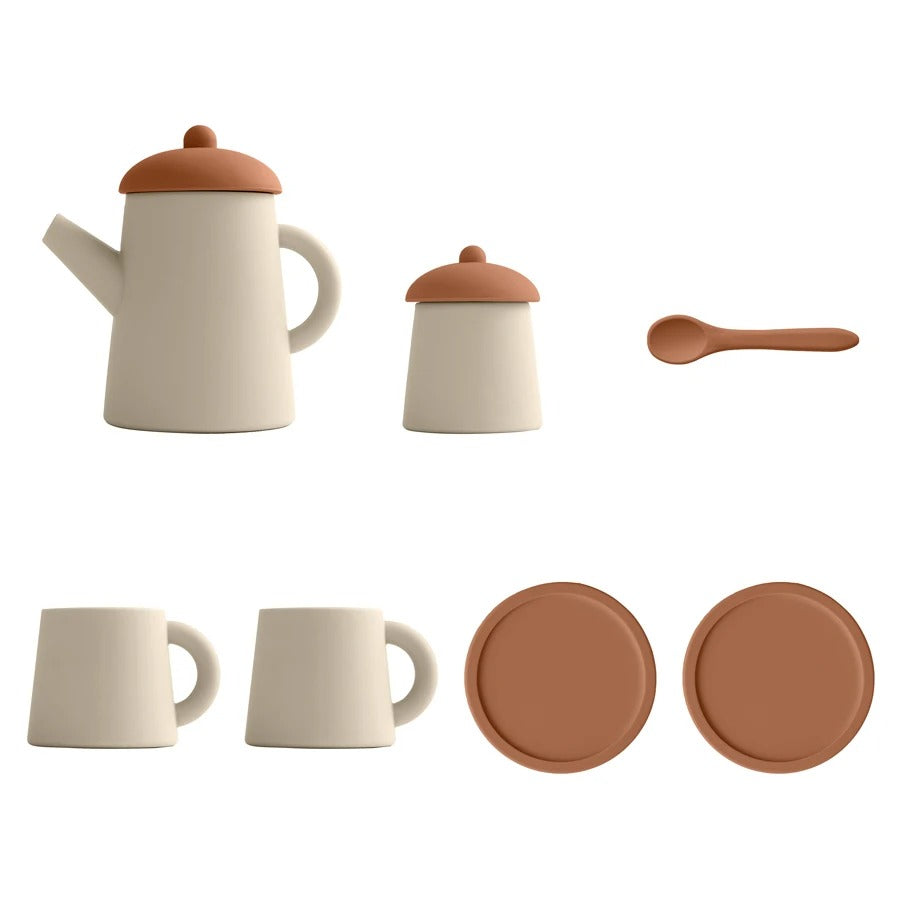Miniature Cups Set Pretend Play Toys For Girls Boy Soft Silicone Feeding Cup Early Education Toys Miniature Items Tableware
