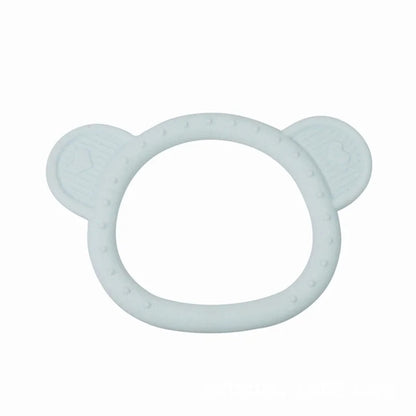 New Cartoon Animal Baby Teether Health Care Molar Toy Tactile Cognition Chewing Teething Toy Silicone Newborn Accessories
