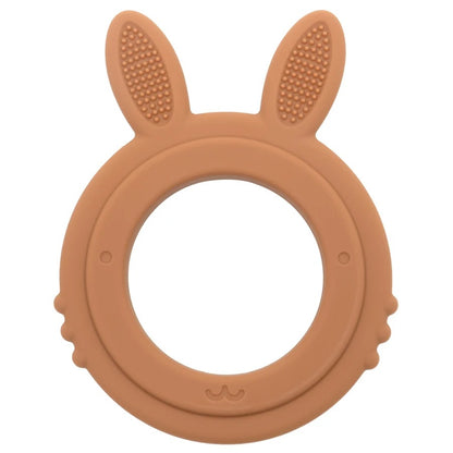 Baby Teether Silicone Toy BPA Free Cartoon Rabbit Nursing Teething Gifts Baby Health Molar Chewing Newborn Accessories Toy